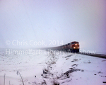 Train in Snowstorm by Christopher D. Cook