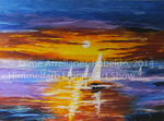 Sunset Fishing by Jaime Arellanes-Robledo