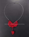 Knitted Necklace by Sandy Hoar
