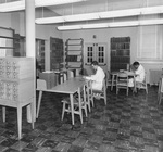 Interns Studying in the Medical Library, ca. 1950s