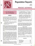 Population Reports. Series I, Number 2: Periodic Abstinence. Sex Preselection--Not Yet Practical by Department of Medical and Public Affairs, The George Washington University Medical Center